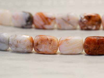 Red Flower Agate 12x16 Flat Rectangle