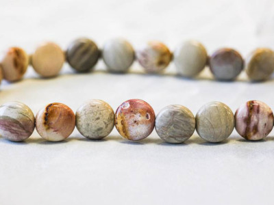 African Agate 15mm Dime