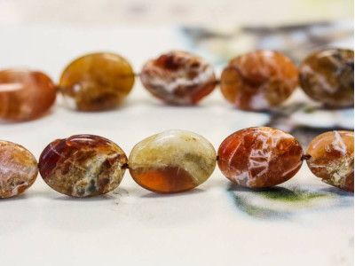 Brandy Opal 13x18 Flat Oval