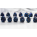 401-0046 Drusy Agate <br>10x14 Flat Pear Drop