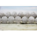 401-1188 Drusy Agate <br>15mm Dime