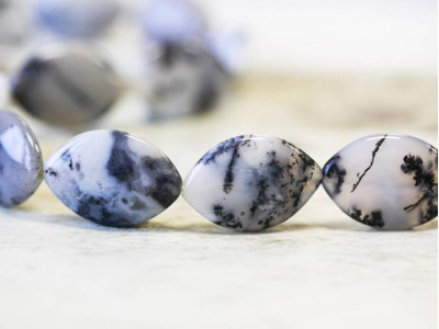 Dendrite Agate 20x30 Marquise