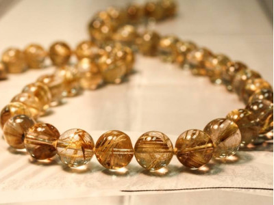 Rutilated Quartz 14-17mm Round