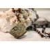 L3540-007K Rainbow Pyrite <br>48x43 Pendant