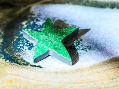 Uvarovite 41x41 Star Pendant