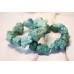 L3845-004 Chinese Turquoise <br>20-24x Nugget Bracelet