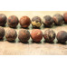 L4254-172 Matte Poppy Jasper <br>14mm Round