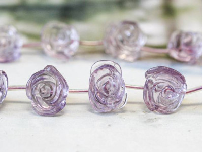 Pink Amethyst 15-20x Flower Drop