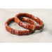 L4295-003 Red Jasper <br>13x Elastic Bracelet