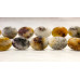 L4363-062 Mixed Quartz <br>18x25 Flat Oval