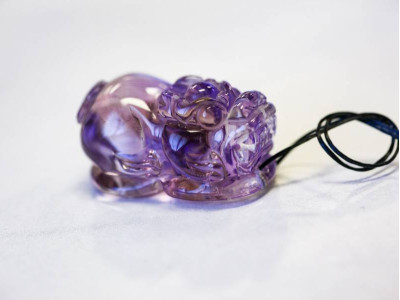Ametrine 35x Carved Pichiu Pendant